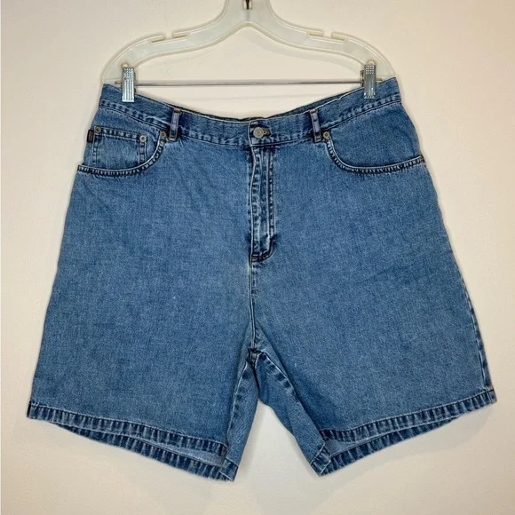 🔥Ralph Lauren Women’s Blue Jean Shorts Sz 16W EUC🔥 - Picture 1 of 6